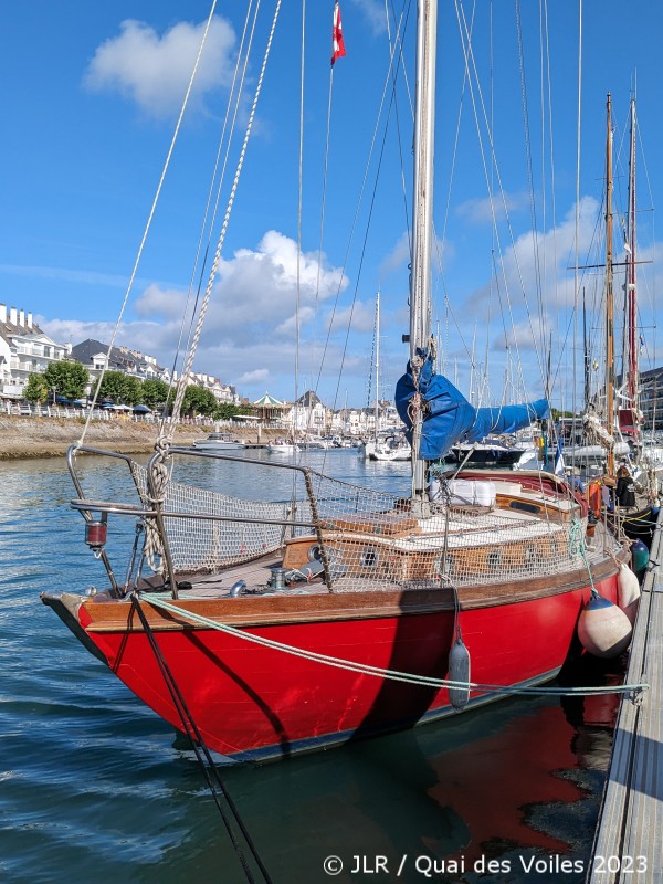 Boréas au ponton visiteurs